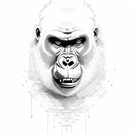 Forest Angry Gorilla