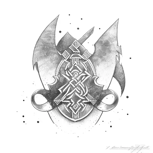 Axe Nordic Runes Odin