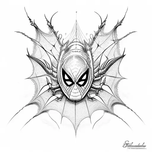 Spider Dragon Bat Web