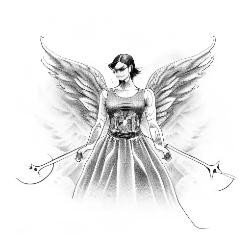 Angel Playing American Football