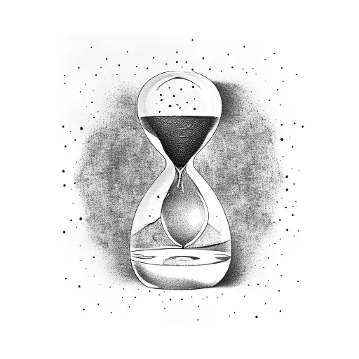 Hourglass With Broken Dreams