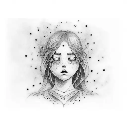 Beautiful Crying Girl