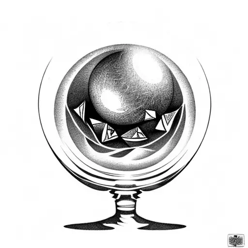 Fortune Teller With Crystal Ball