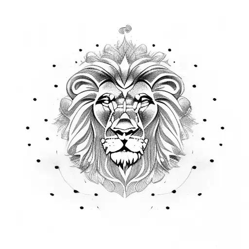 Leo Lion Zodiac Torso Sleeve