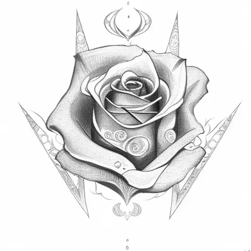 Dagger With A Rose