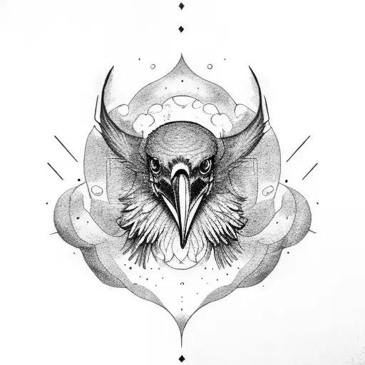 A Raven Middle Of The Ouroboros