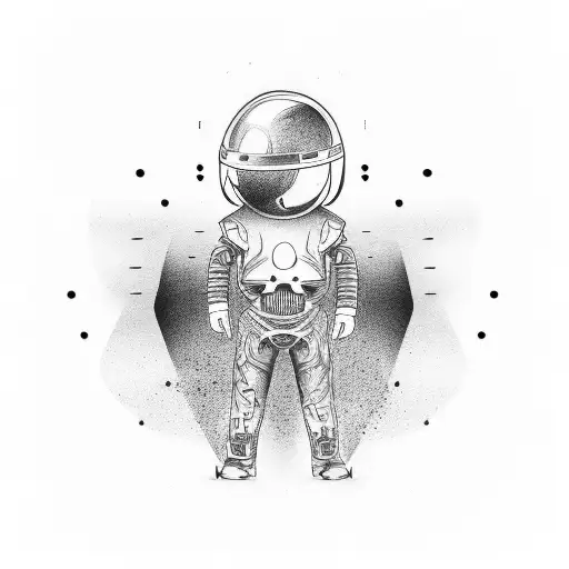 Abstract Representation Of A First Child Using Car Parts As Elements