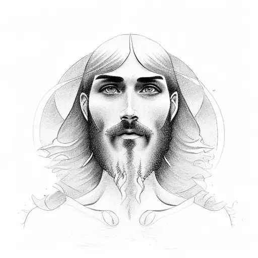 A Student Studying With Jesus As Their Teacher