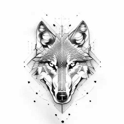 Wolf Half Skull
