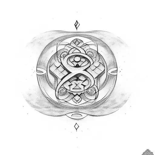 Design A Minimalistic Tattoo Featuring The Initials Of Your Brother And Sister