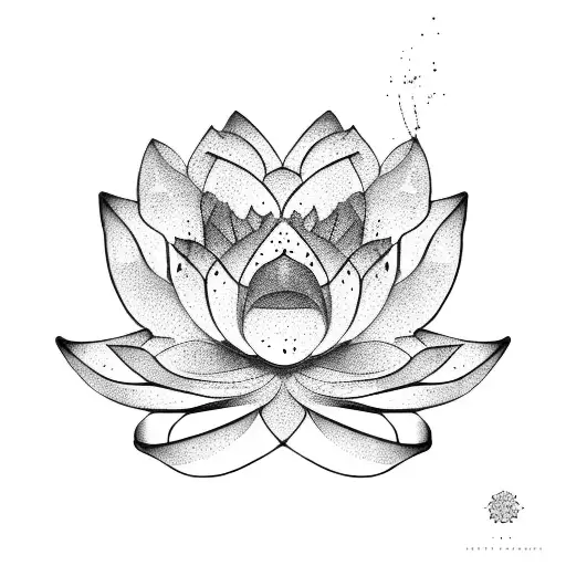 Cherry Blossom Lotus Flowers