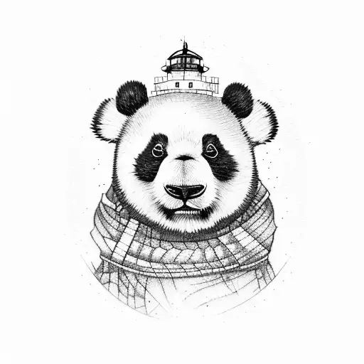 Lighthouse And Panda