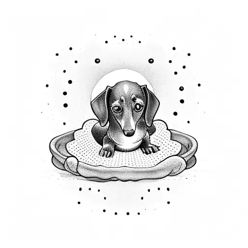 Little Dachshund Under The Sun