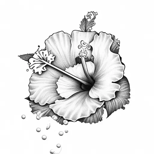 Hibiscus Music Note With A Quote