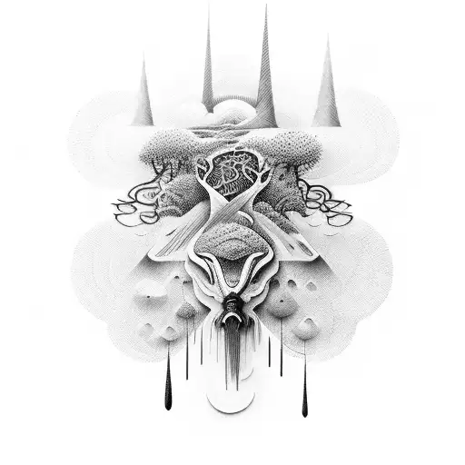 A Surreal Artwork Merging The Concepts Of Chill And Nature