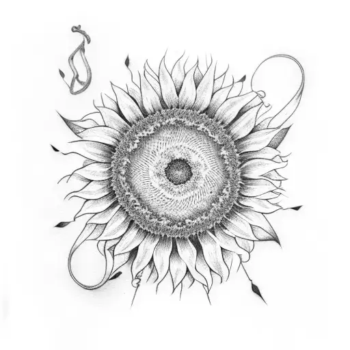 Sunflower And Anchor