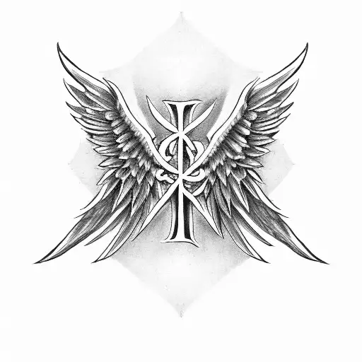 Angel Wings With Armenian Cross