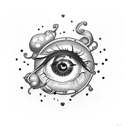 Eye Storm Heart Anchor