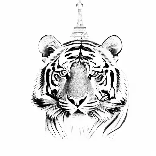 French Tiger Plane Of The Army