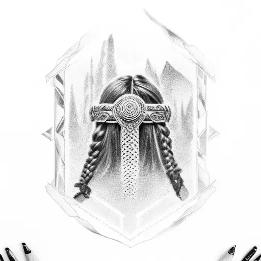 Arrowhead Native Realistic With Braids Incorporated