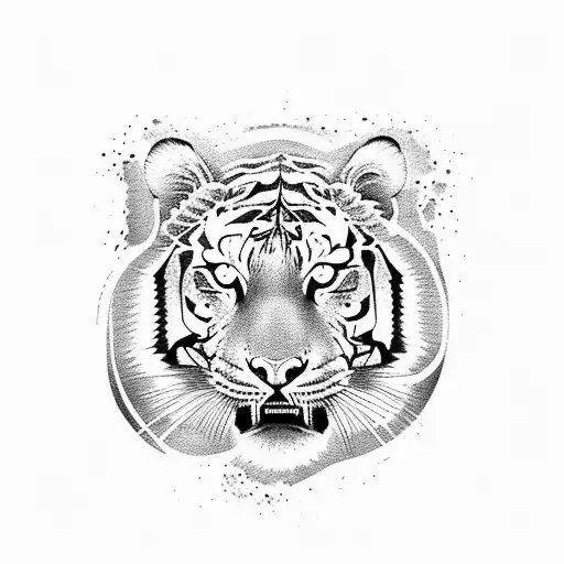 Abstract Tiger