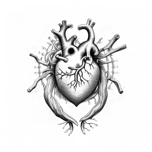 Micro Realism Baby Human Heart With An Aortic Arch Repair