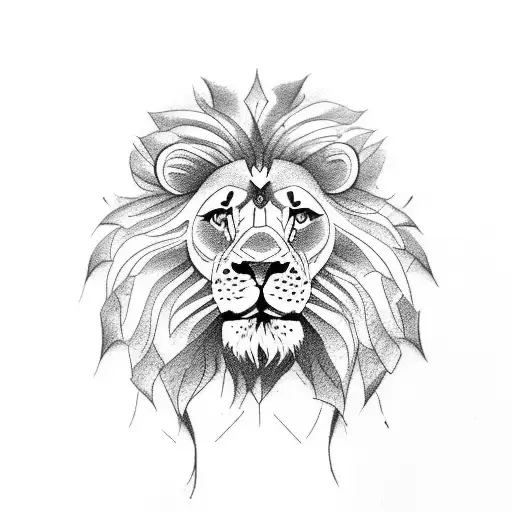 1384 With Lion With Dark Heart