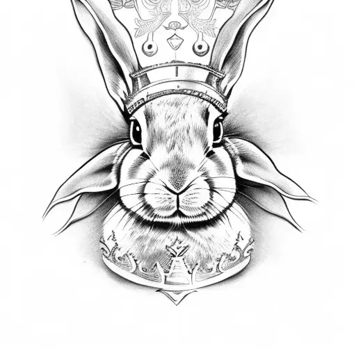 Bunny With Crown