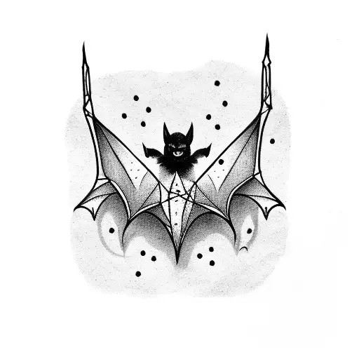 Black Scattered Bats