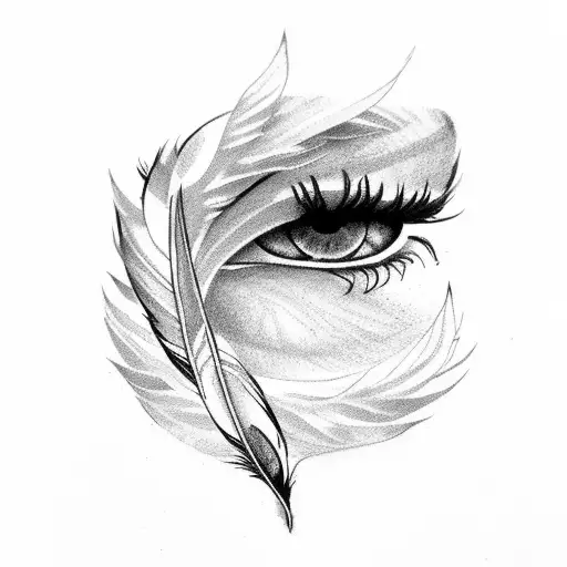 Feather With Eye