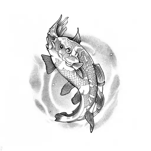 Aries And Koi Fish