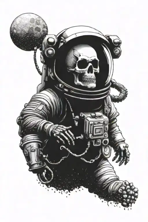Skeletal Astronaut