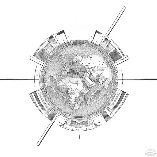 Geographic Outline Of New Mexico With Culture Items In It