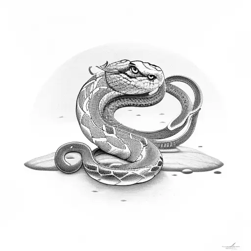 Loard Shiva With Snake