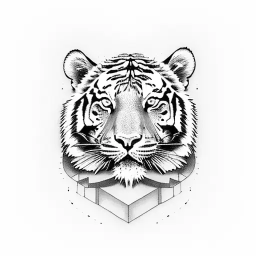 Tiger With Virgo 1998