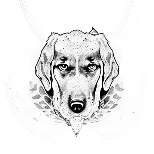 Hunter With Hunting Dog Classic Painting