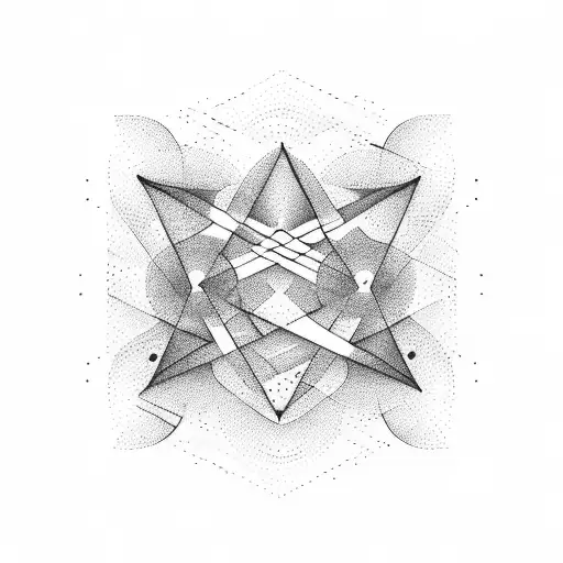 An Abstract Representation Of A Music Festival