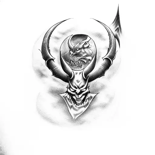 Devil With A Bat On Top