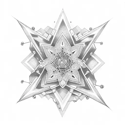 Chain And Star In Bracelet