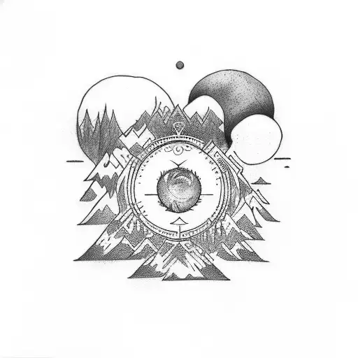 A Simple Tattoo For Three Brothers Who Love Nature And Travelling