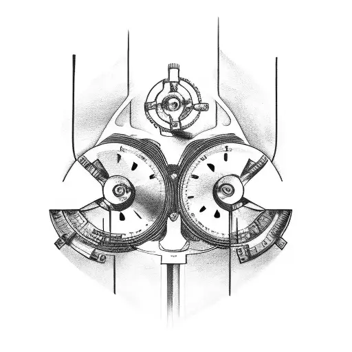 A Combination Of Different Mechanical Tools Forming The Silhouette Of A Car