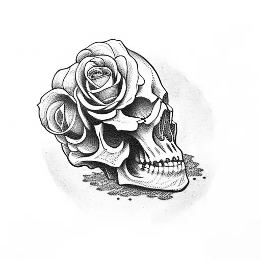 Skull A Roses