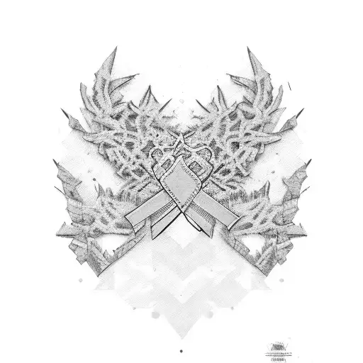 Pink Camo Breast Cancer Ribbon