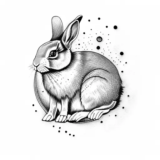 Rabbit Death Moon Goth