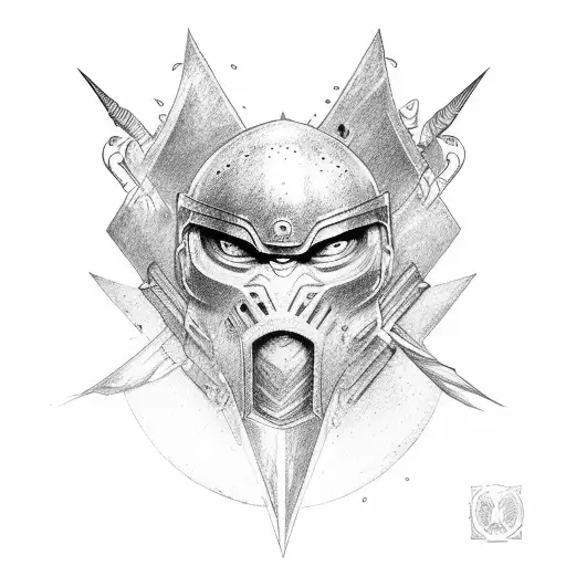 Warrior Waiting Calmly For The Storm