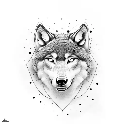 Jordan Sneakers Merging With The Body Of A Wolf