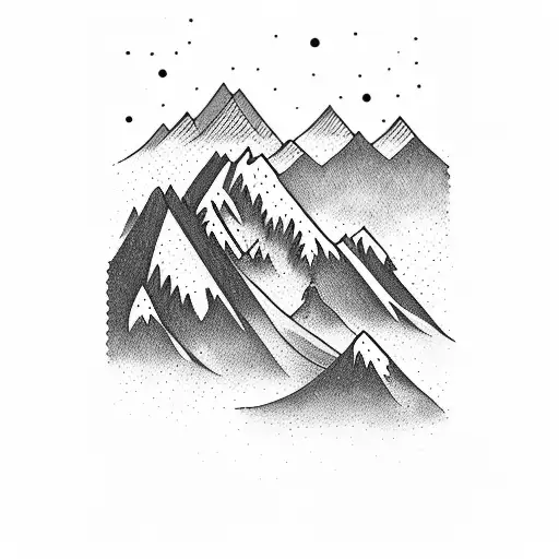 Mountain Scene New Zealand