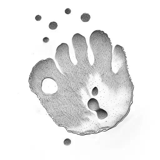 Small Dog Paw Print