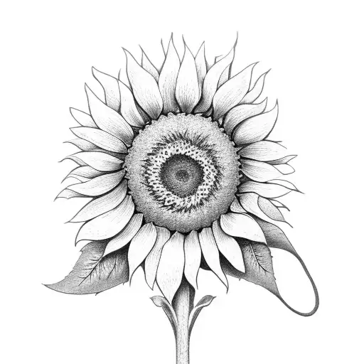 Sunflower With A Bell