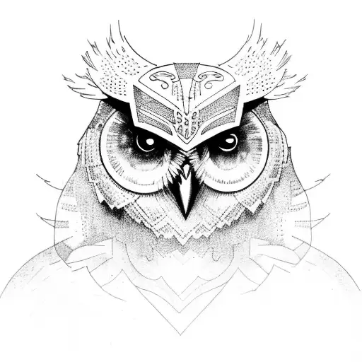 An Owl Wearing A Superhero Cape And Mask